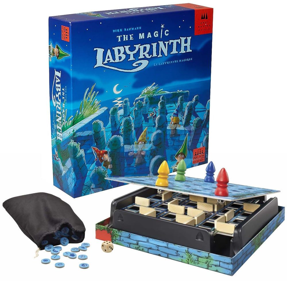 CMON Magic Labyrinth maze board for strategic play and family fun