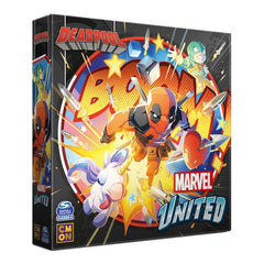 CMON Marvel United Deadpool Expansion challenge card hints at playful missions.