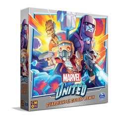 CMON Marvel United Guardians Remix miniatures showcase Star-Lord, Rocket, Groot for immersive team battles