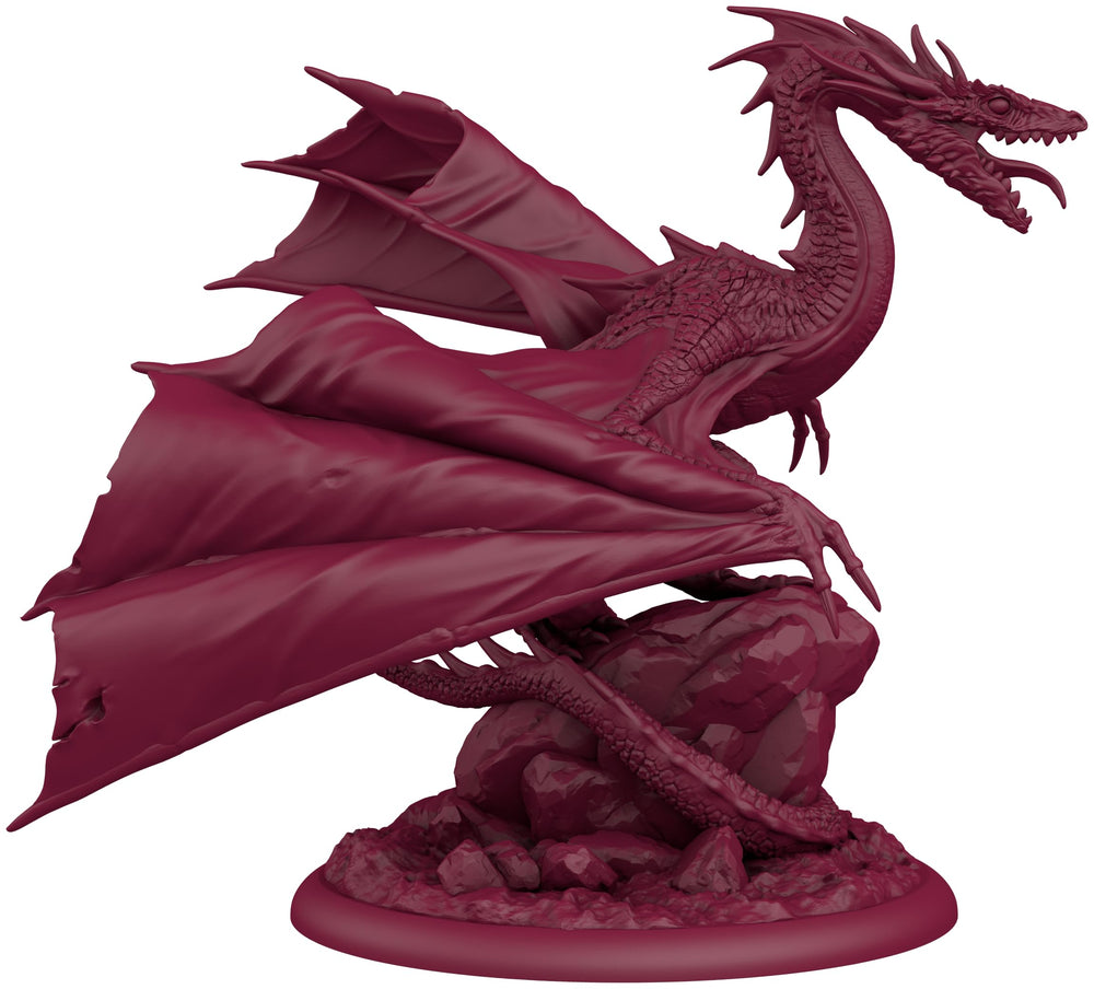 CMON Mother of Dragons box art and contents for display and play.