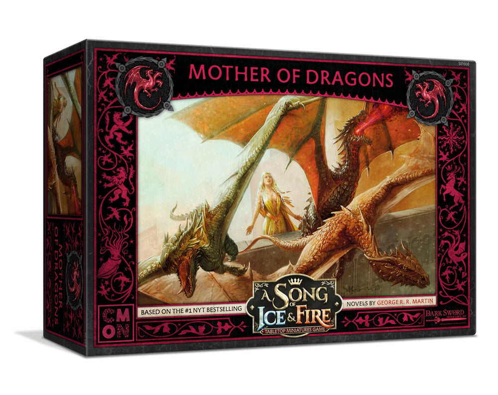 CMON Mother of Dragons Daenerys miniature ready for epic battles.