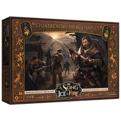 CMON Stormcrow Mercenaries unit box front view ready for battle