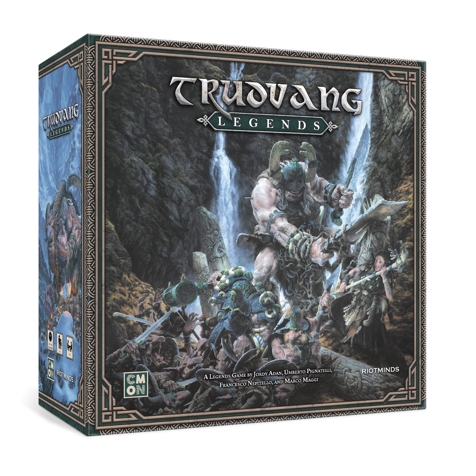 CMON Trudvang Legends box art evokes epic fantasy adventure and immersive storytelling.