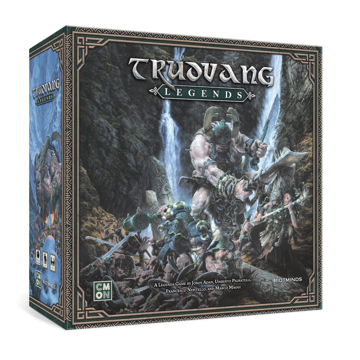 CMON Trudvang Legends box art evokes epic fantasy adventure and immersive storytelling.