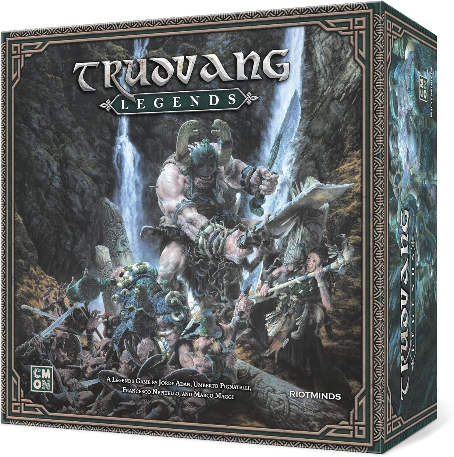 CMON Trudvang Legends quest cards and mission layouts guide memorable campaigns.