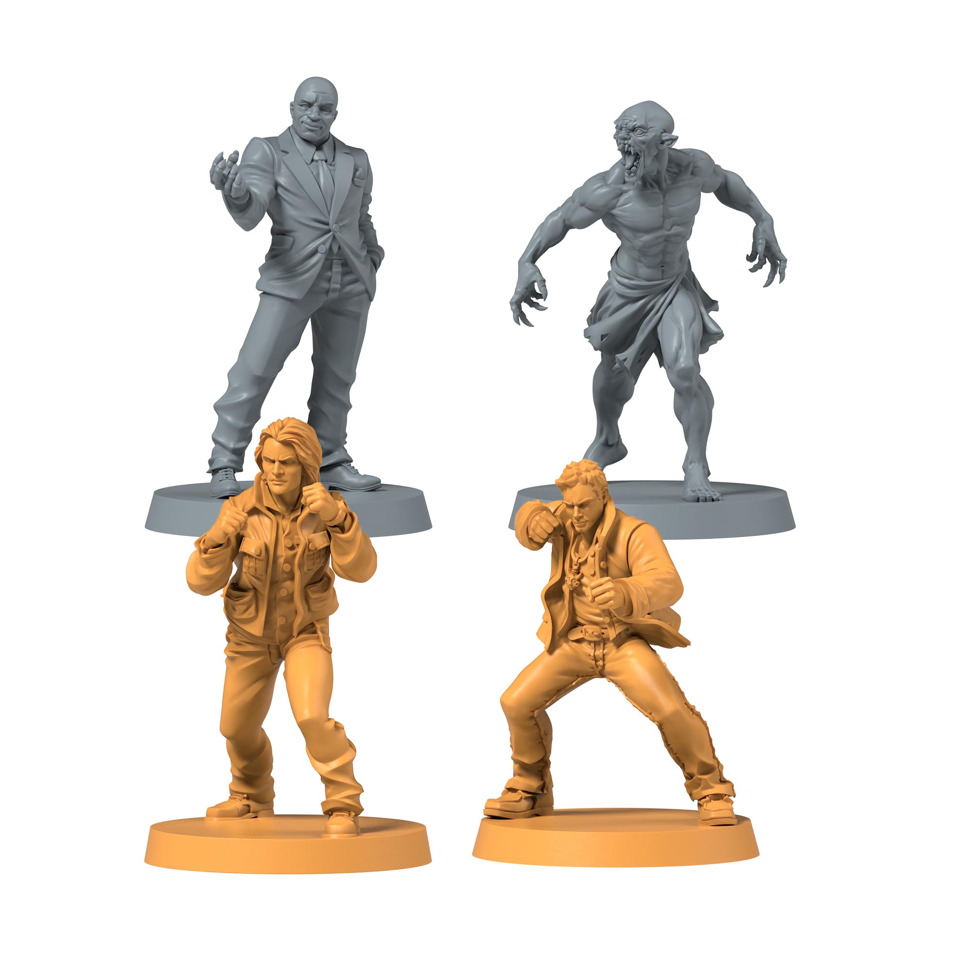 CMON Zombicide Alpha Vampire and Wendigo miniatures enhance tabletop battles with chilling threats.