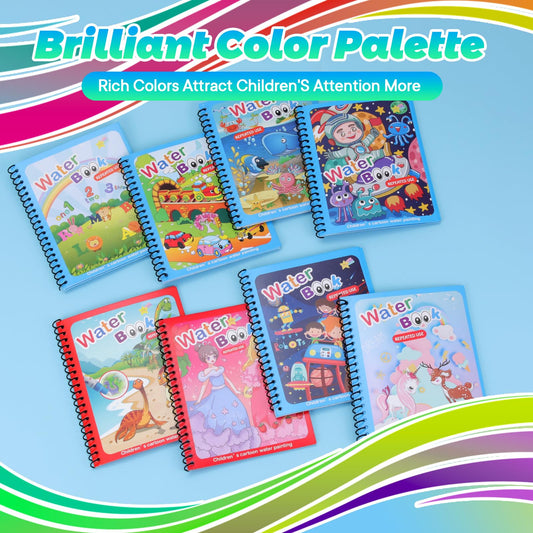 CMTOOP water coloring book reusable pages invite repeat play and sustainable creativity.