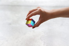 CMY Cubes Mini 30mm twist action creates captivating optical effects