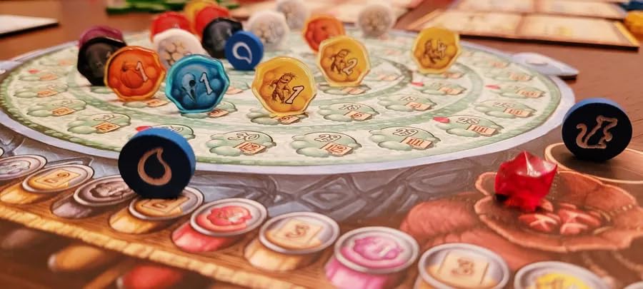 CMYK Quacks of Quedlinburg action showing brewing and dramatic explosions for exciting game nights.