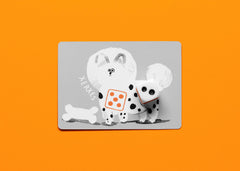 CMYK Spots Dice Game: roll and reroll dice to chase spot matches.