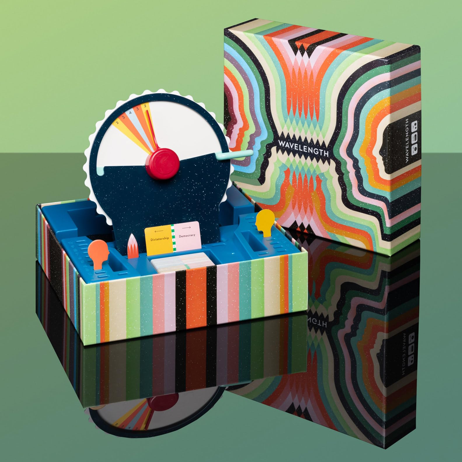 CMYK Wavelength mind reading action: enhances teamwork and fast clue interpretation