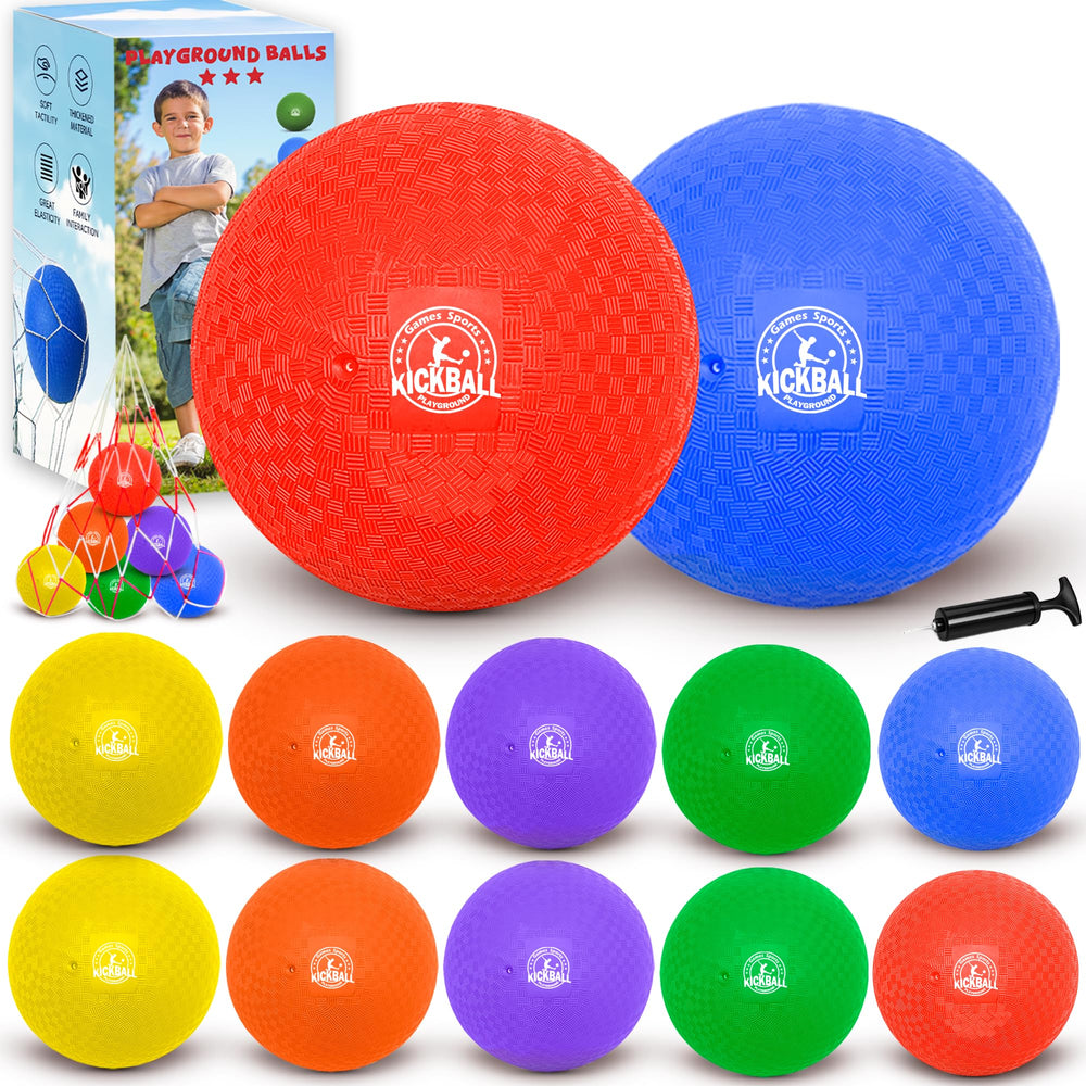 COAMZPARTY 8.5-inch kickball set packaging ready for outdoor play