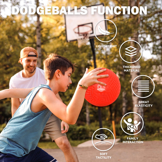 COAMZPARTY twelve colored dodgeballs with bright hues for lively outdoor games