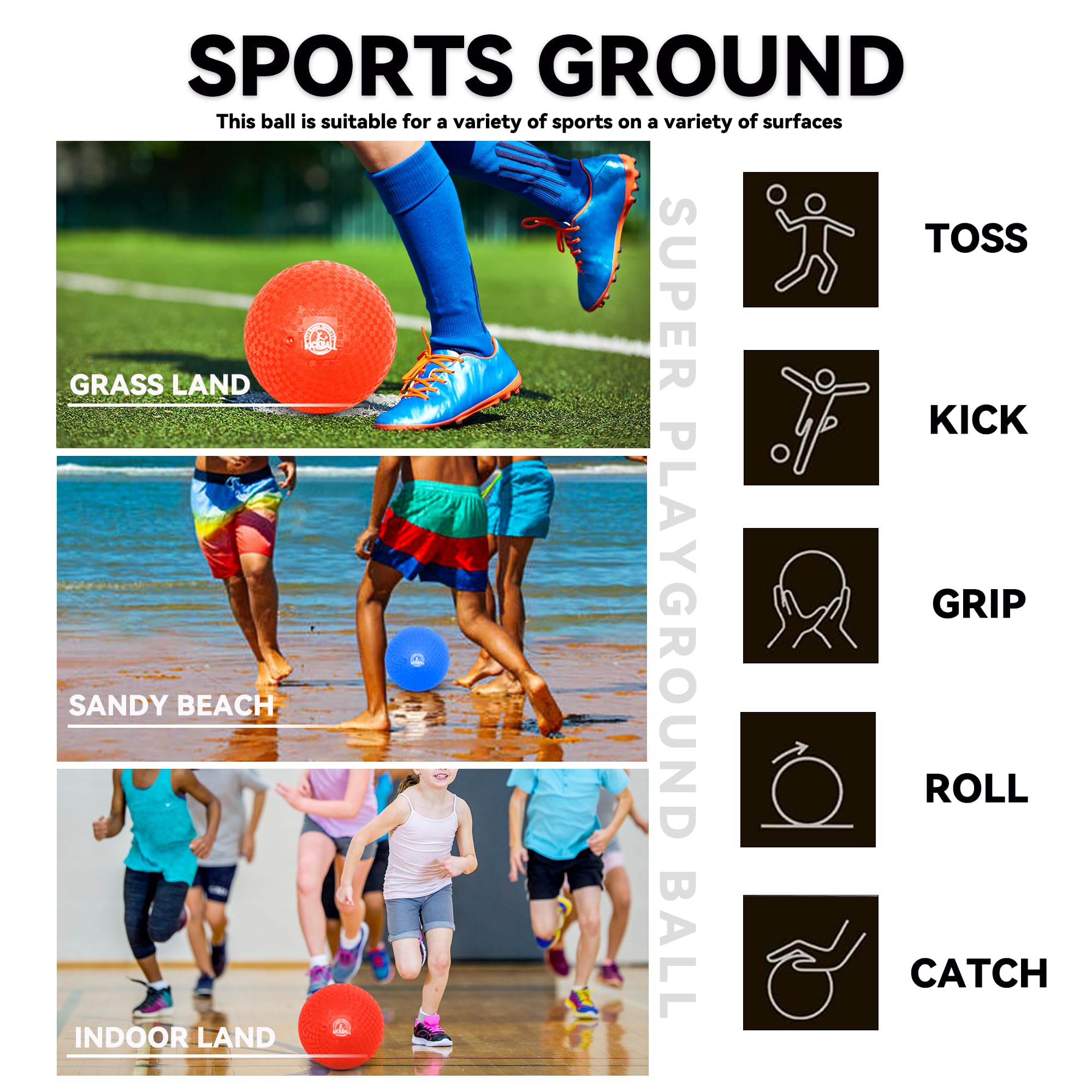 COAMZPARTY non-toxic eco-friendly rubber ensures safer play for all ages