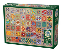 Cobble Hill finished puzzle displayed on a table