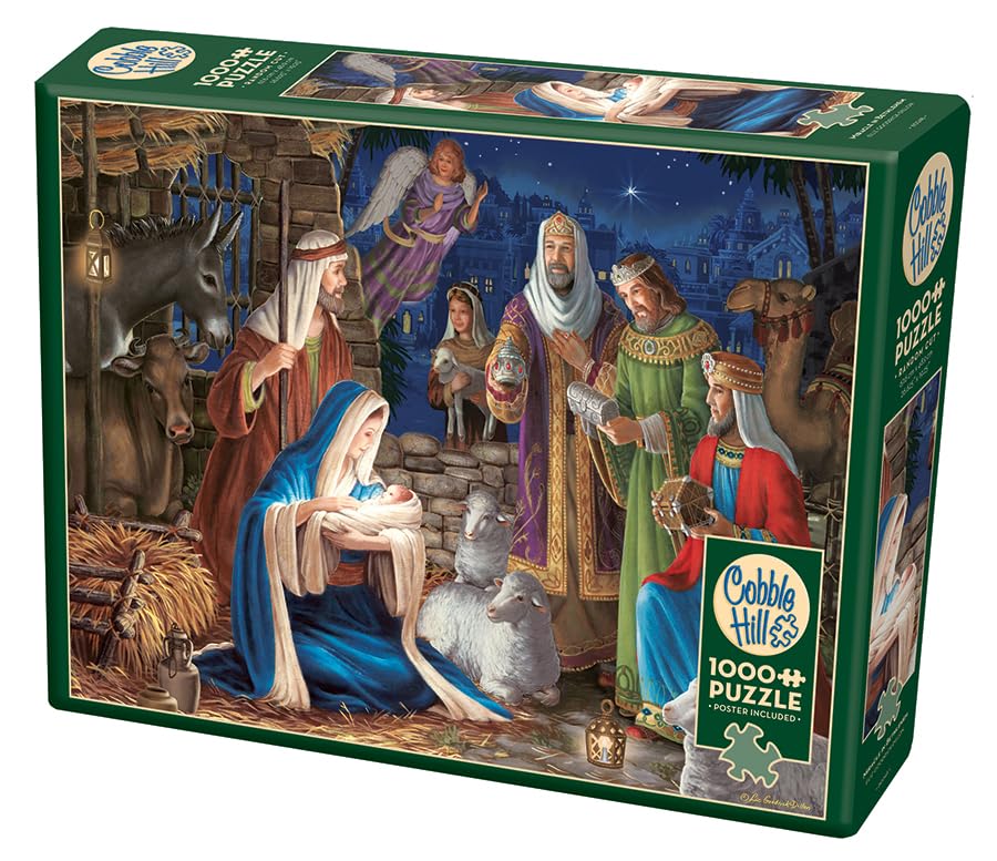 Cobble Hill Miracle in Bethlehem puzzle with poster included for easy display.