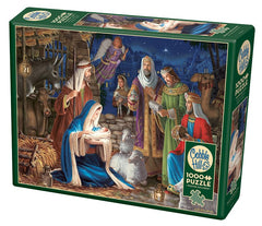 Cobble Hill Miracle in Bethlehem puzzle with poster included for easy display.