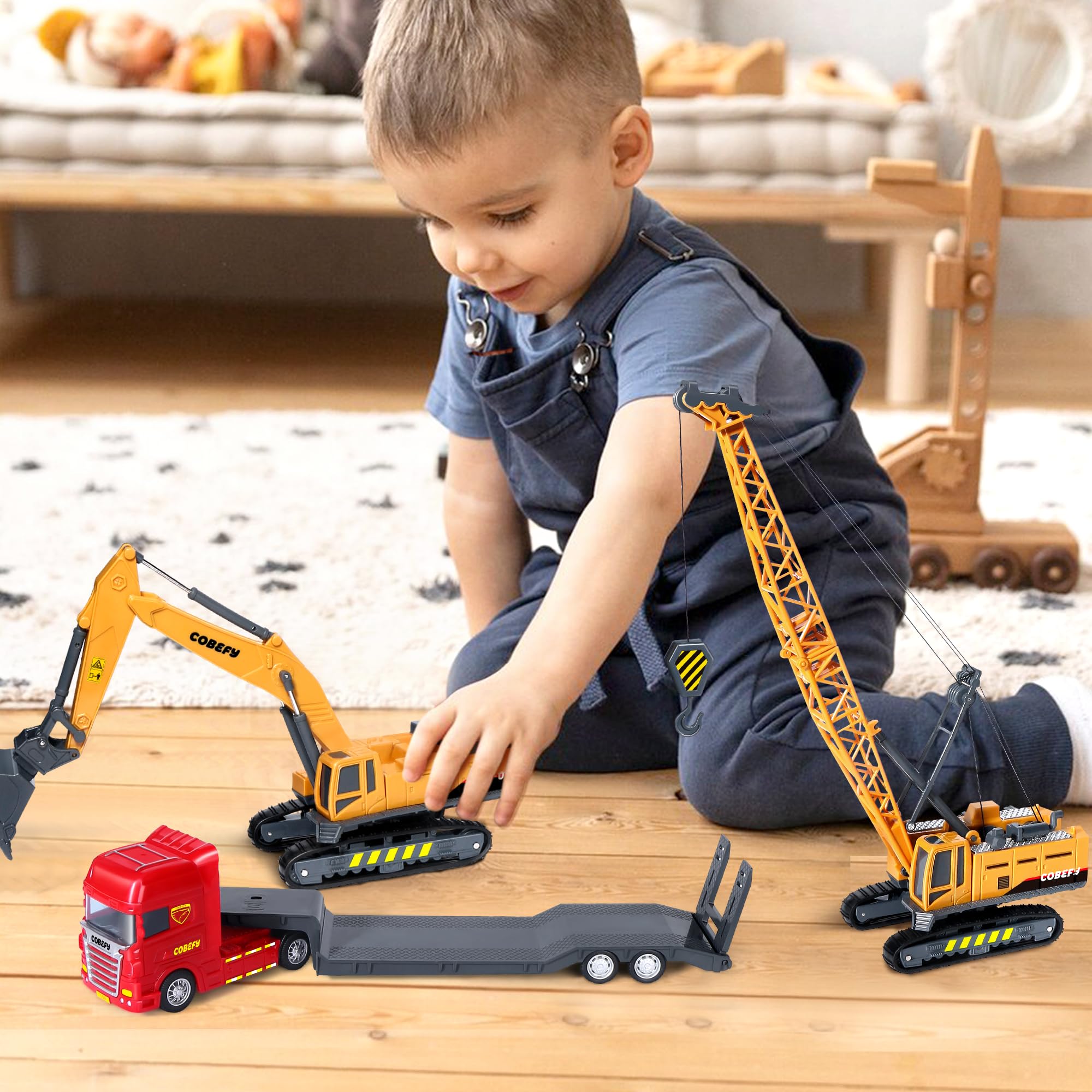 Cobefy 4-in-1 excavator attachments encourage problem-solving during missions