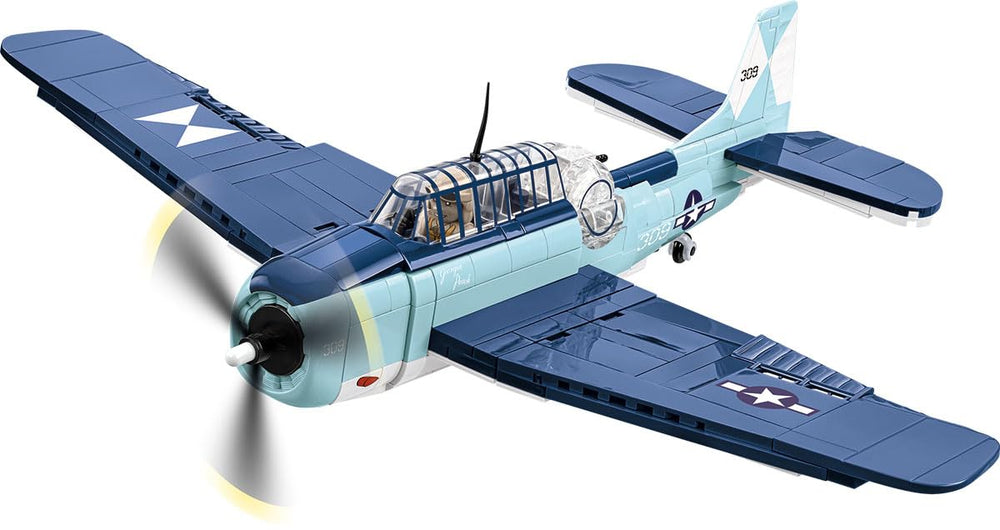 COBI Historical Collection WWII Grumman TBF Avenger cockpit interior view