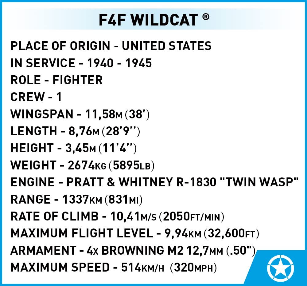 COBI F4F Wildcat historical prints feature licensed artwork.