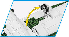COBI P-47 Thunderbolt movable ailerons expand pose options.
