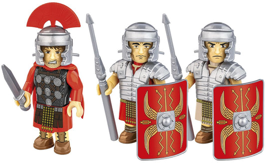 COBI Imperium Romanum helmet and armor accessories enhance detailed customization