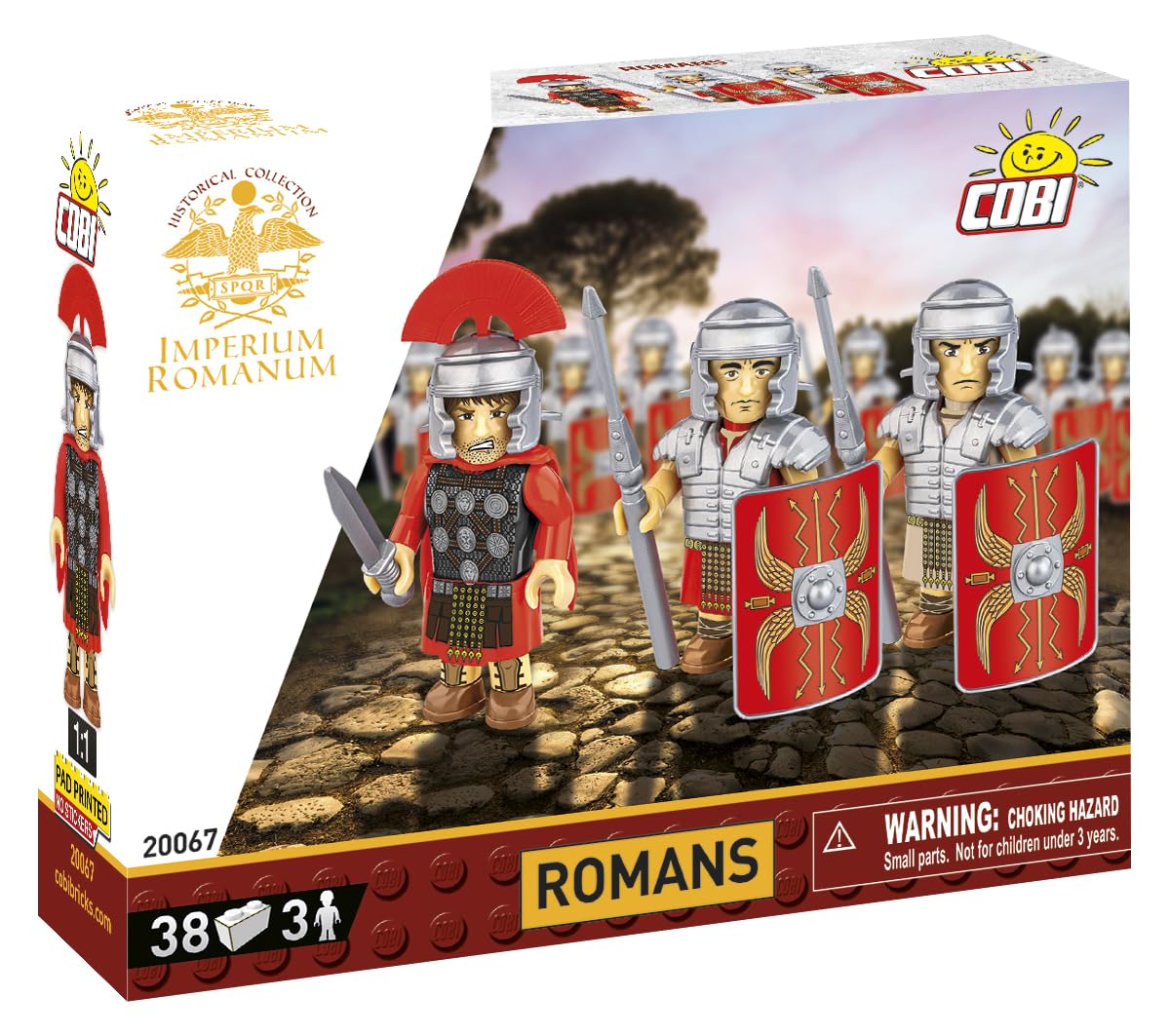 COBI Imperium Romanum legionnaire and centurion figures set for imaginative building play