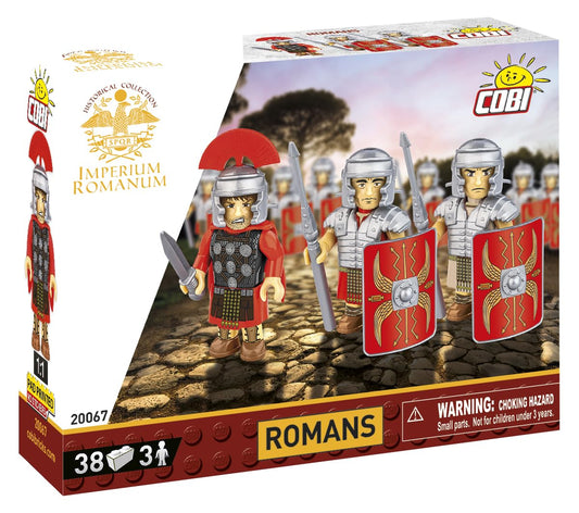 COBI Imperium Romanum legionnaire and centurion figures set for imaginative building play