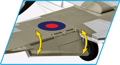 COBI Mosquito plane with high-quality prints stays vibrant after hours of display.
