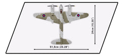 COBI Mosquito plane moving propellers bring kinetic realism to the model.