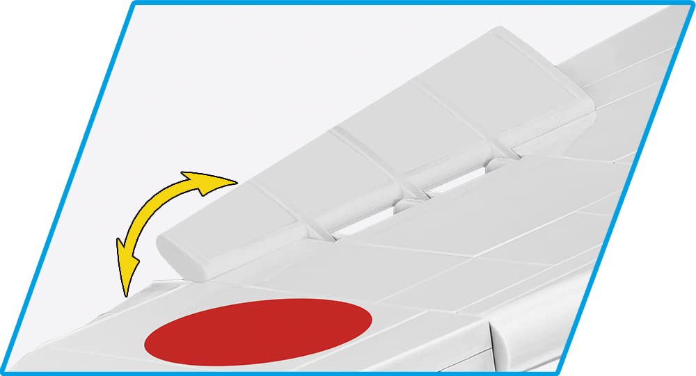 COBI SU-100 SPG openable hatch reveals internal detail.