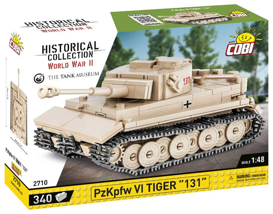 COBI Tiger 131 turret and gun barrel detail ideal for authentic builds.