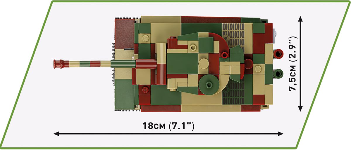 COBI Tiger Ausf. E 1:48 Bretagne markings highlight historical variant