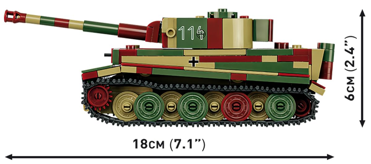 COBI Tiger Ausf. E 1:48 EU-made craftsmanship