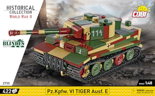 COBI Tiger Ausf. E 1:48 track detail for dynamic display