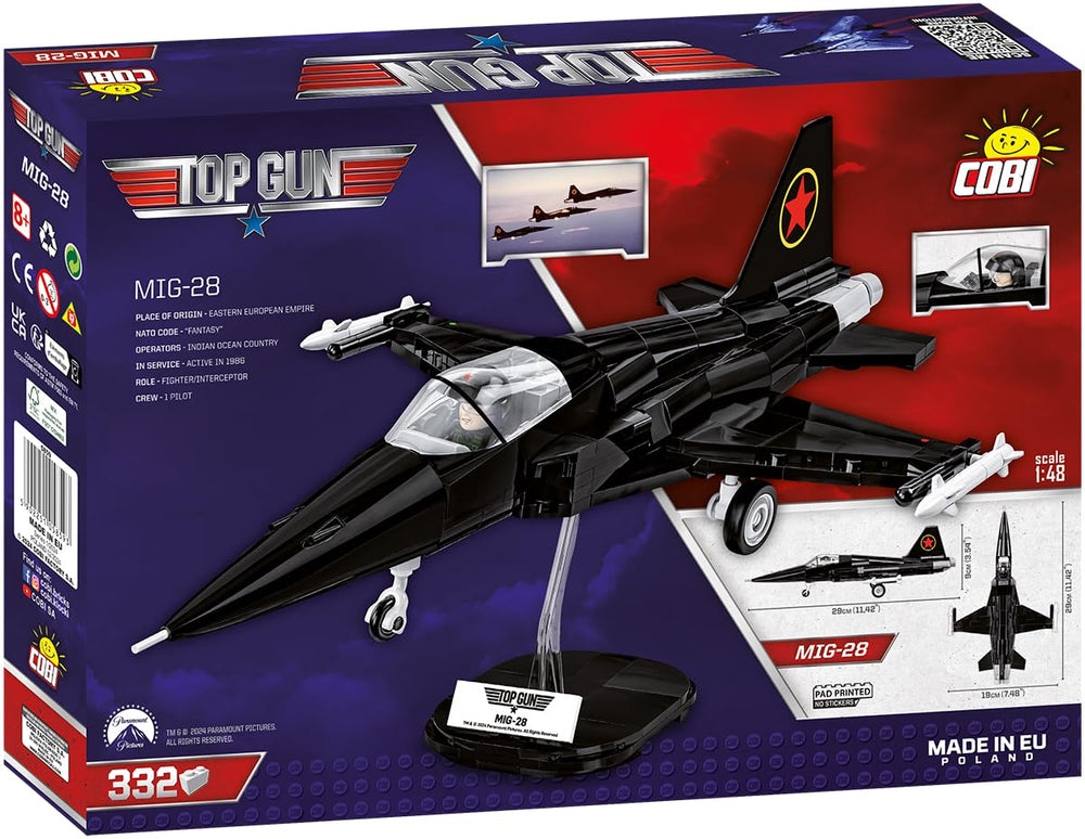 COBI TOP Gun MIG-28 brick pack builds a cinematic tribute for fans