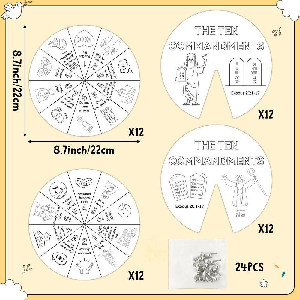 COcnny coloring cards show four patterns for group coloring activities