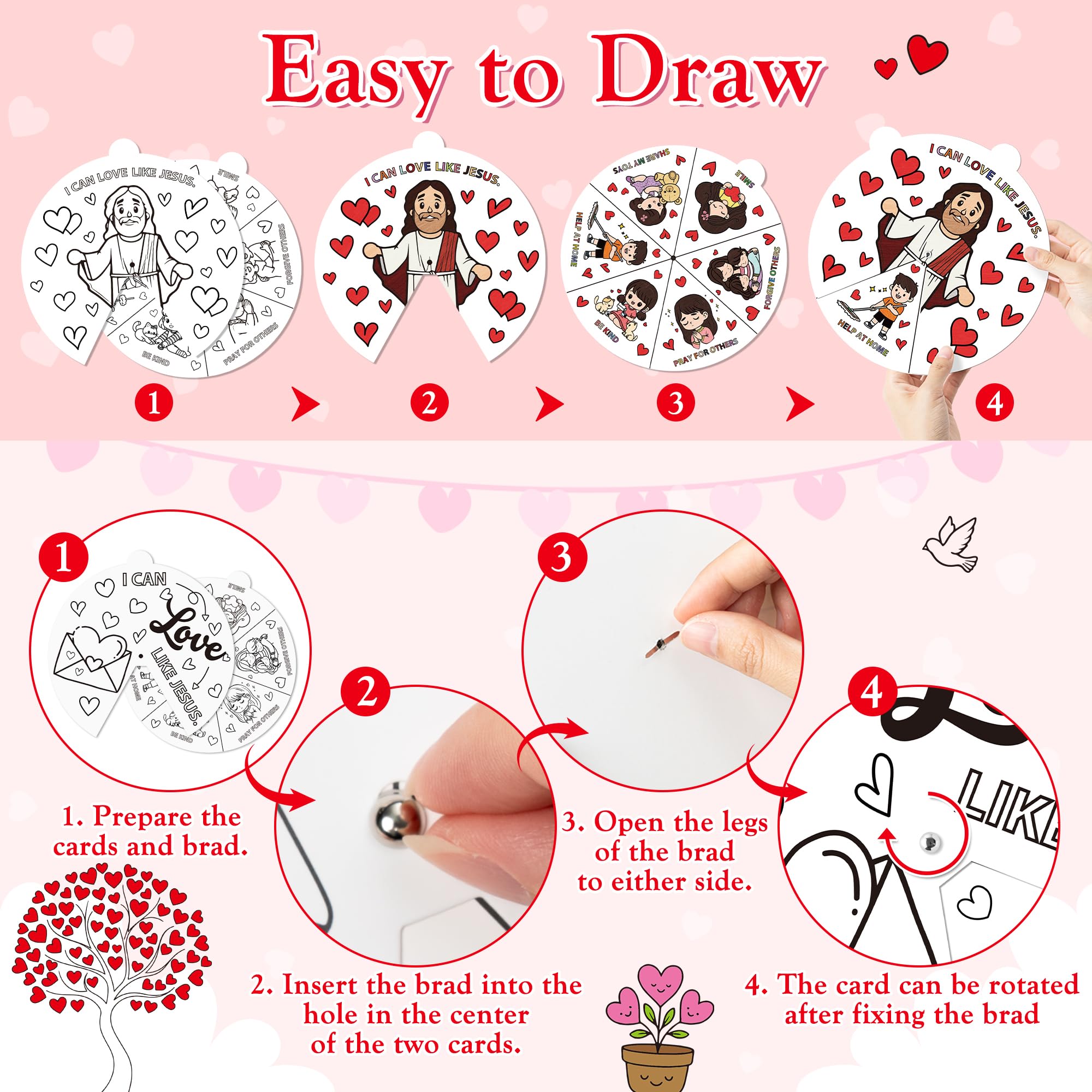 COcnny Valentine patterns four kinds to inspire creativity