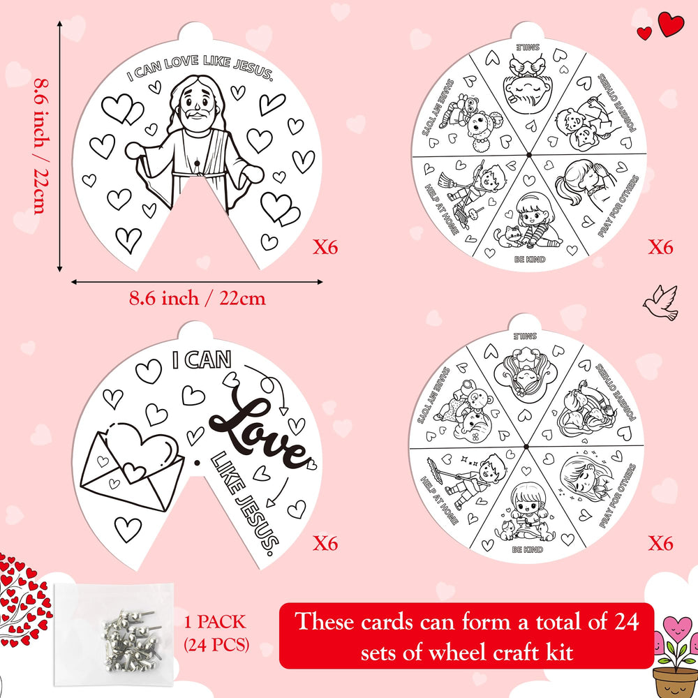 COcnny rotating-card assembly for a playful Bible-themed classroom craft