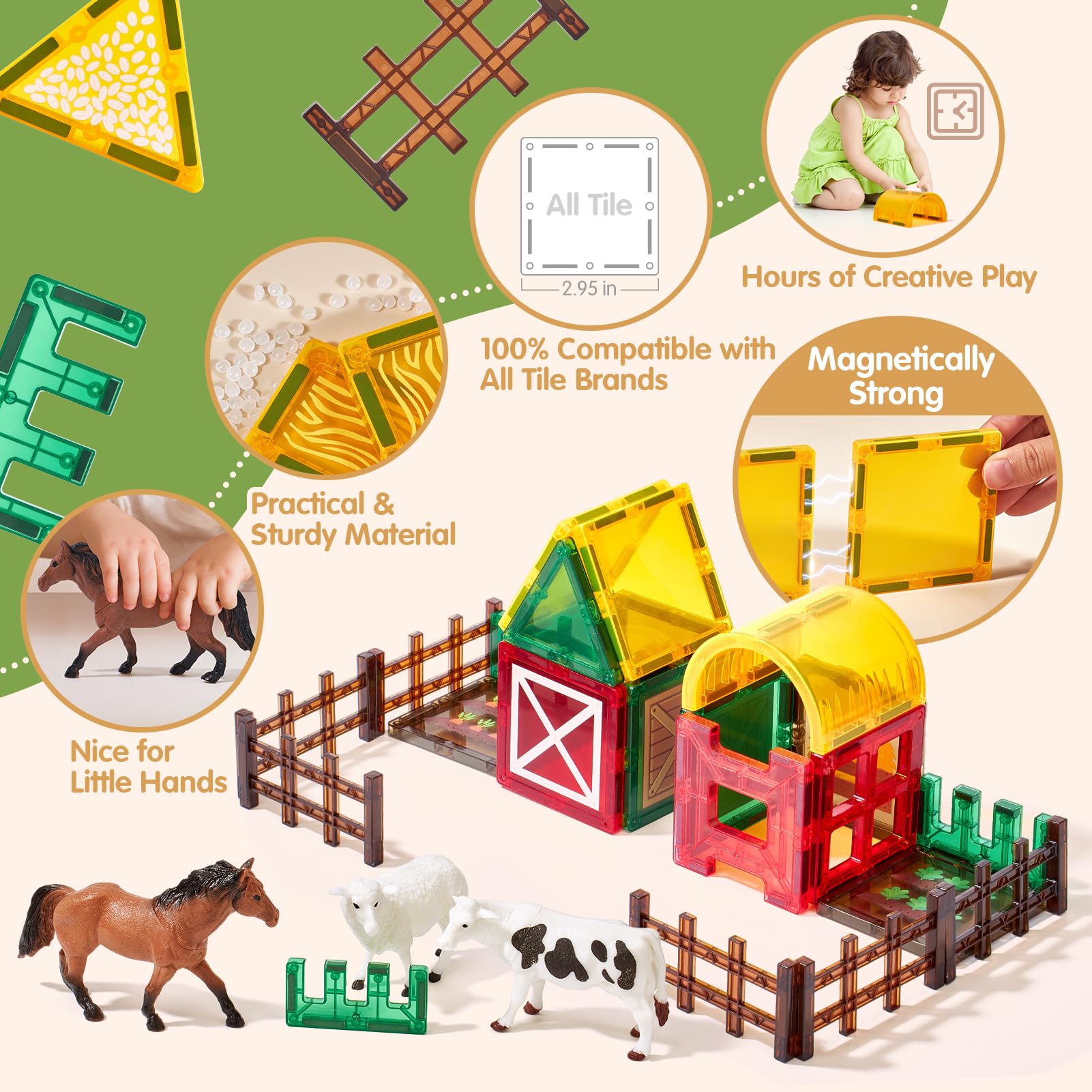 COCO&Friends fence-building feature enables creative layouts and construction