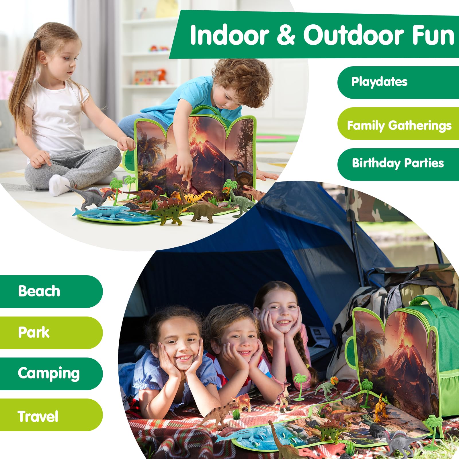 COCO&Friends realistic-dinosaurs variety promotes imaginative play