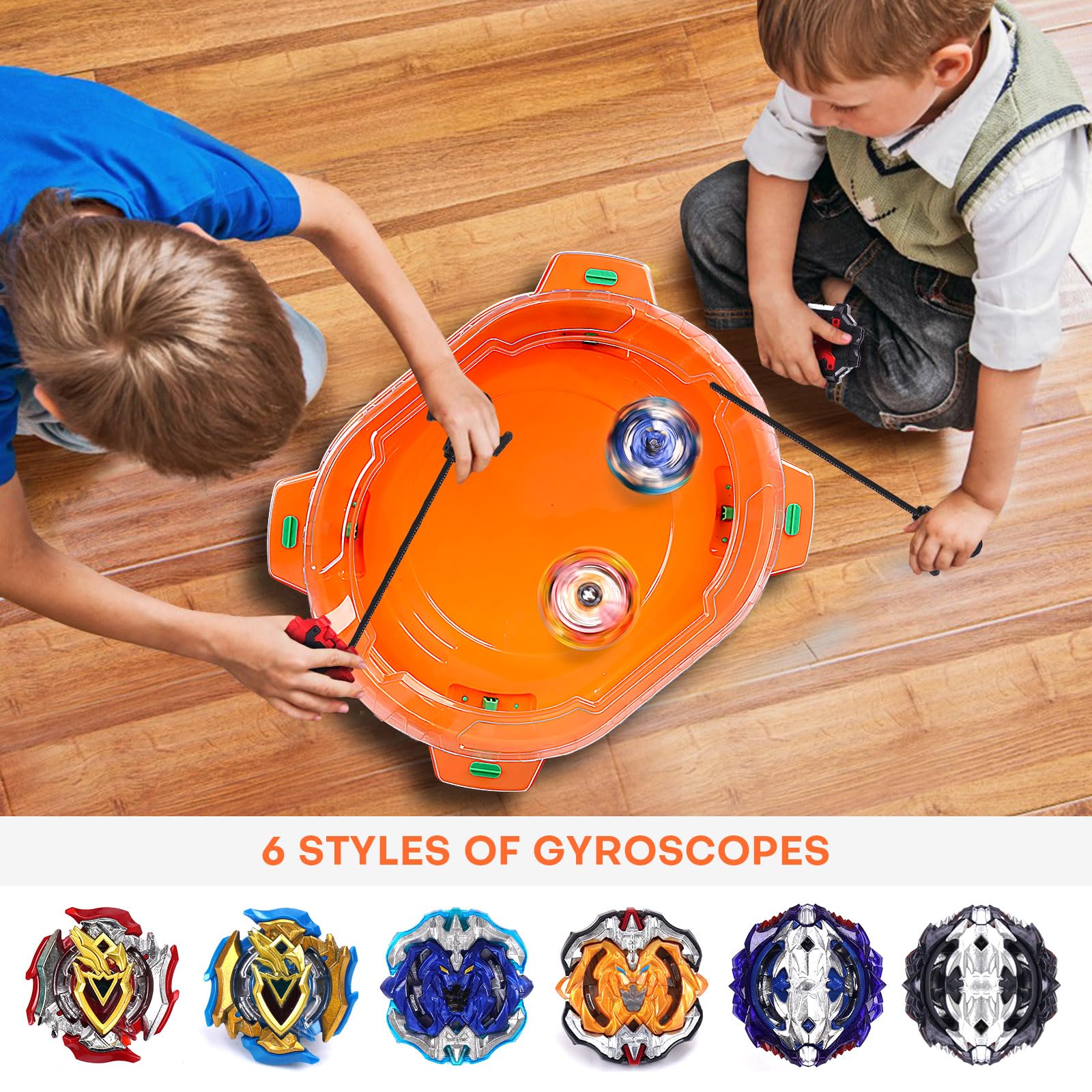 COCOFOX Durable Balanced Gyros offer long spins and stable performance.