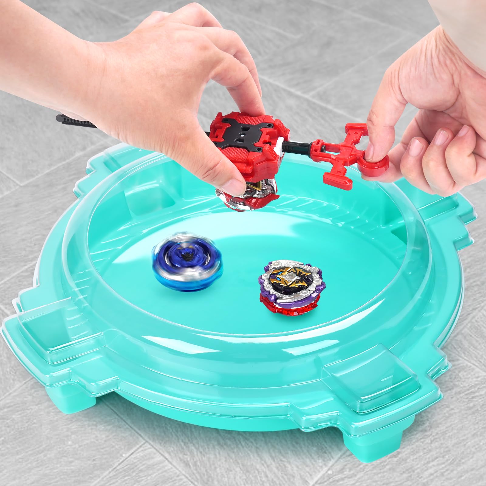 COCOFOX right spin launcher ready for precise burst launches