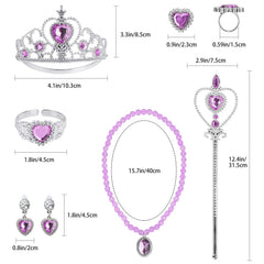 Cocojeci princess earrings complete the elegant look for photos
