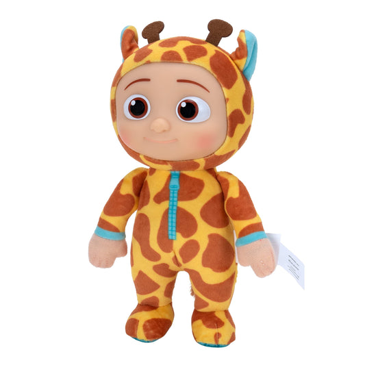 CoComelon 20cm JJ giraffe plush ideal for bedtime stories.