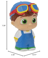 CoComelon packaging and collection image hinting at future toys.