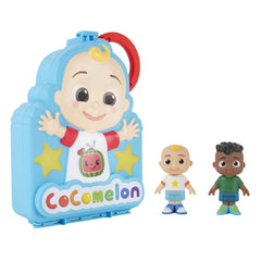 CoComelon carry along figure case closed with JJ and Cody ready to travel