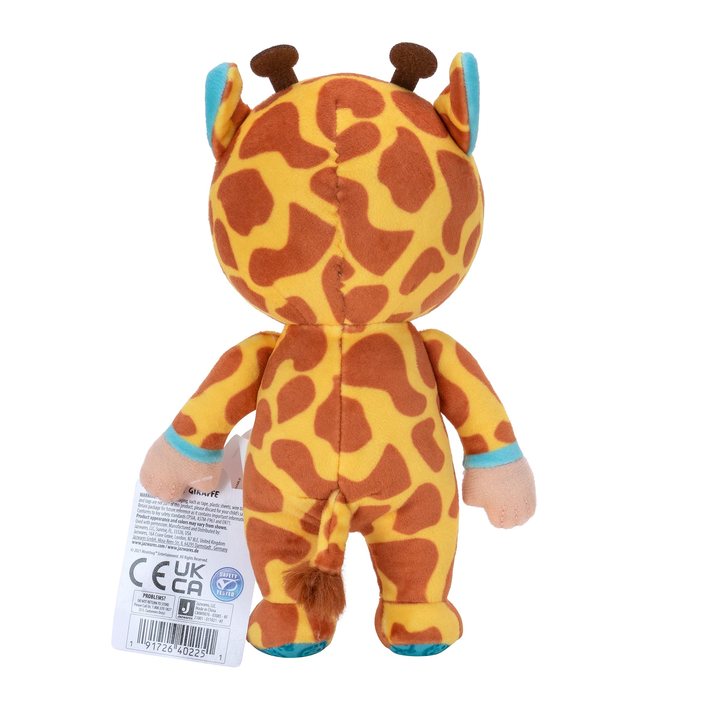 CoComelon cuddly naptime friend plush JJ giraffe.