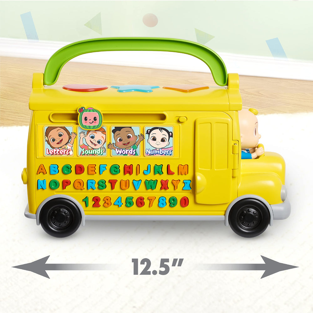 CoComelon bus light up shapes illuminate as songs play for visual cueing