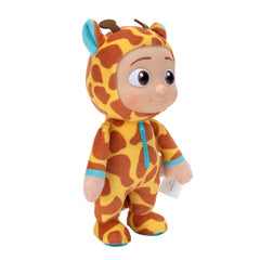 CoComelon soft-material JJ giraffe plush for safe, comforting hugs.